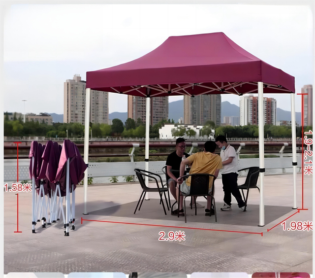 Toldo emergente de alta calidad de 10x10 pies, 2x2m, 3x3m, 3x4,5 m, 3x6m, tienda para feria comercial, tienda plegable para publicidad al aire libre, tela Gazebo de 3x3 M