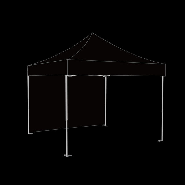 Marco de acero de calidad comercial, 10' x 10', tienda de campaña emergente personalizada para el mercado con dosel para exteriores