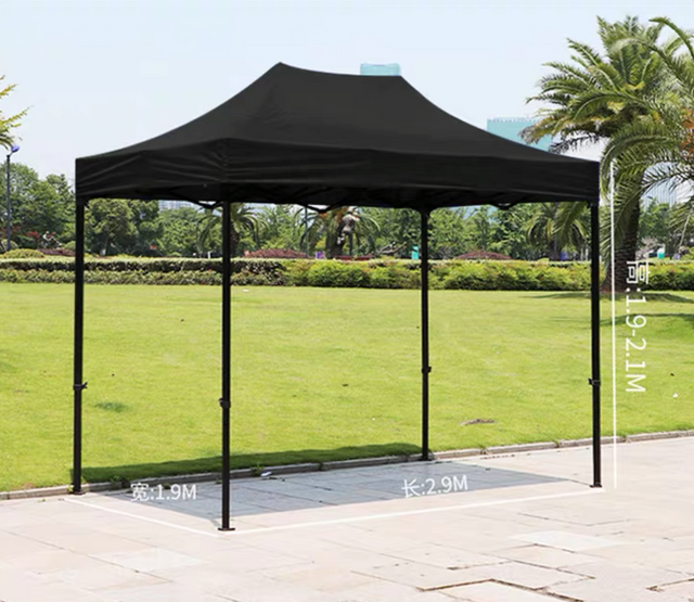 El instante plegable al aire libre surge la tienda del toldo del toldo del Gazebo de la marquesina de la feria profesional del marco de acero