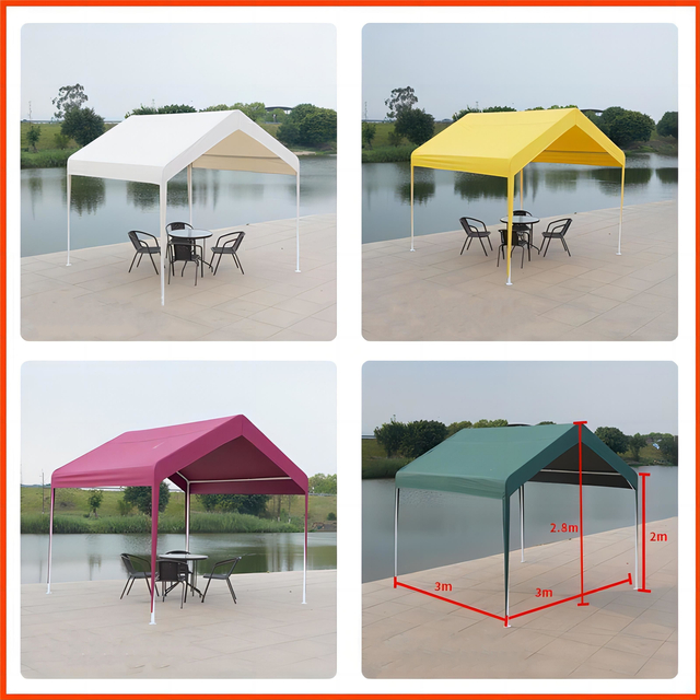 Toldo moderno para publicidad al aire libre 3x3, resistente al agua, para feria comercial, con logotipo personalizado, marco de acero, tienda para fiestas en el jardín