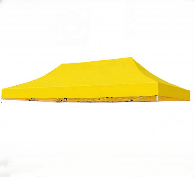 Pie de fundición a presión de aluminio grande, carpa plegable impresa personalizada 3x4,5, dosel para carpas para ferias, publicidad al aire libre