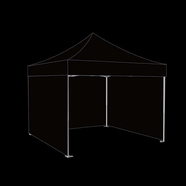 Marco de acero de calidad comercial, 10' x 10', tienda de campaña emergente personalizada para el mercado con dosel para exteriores