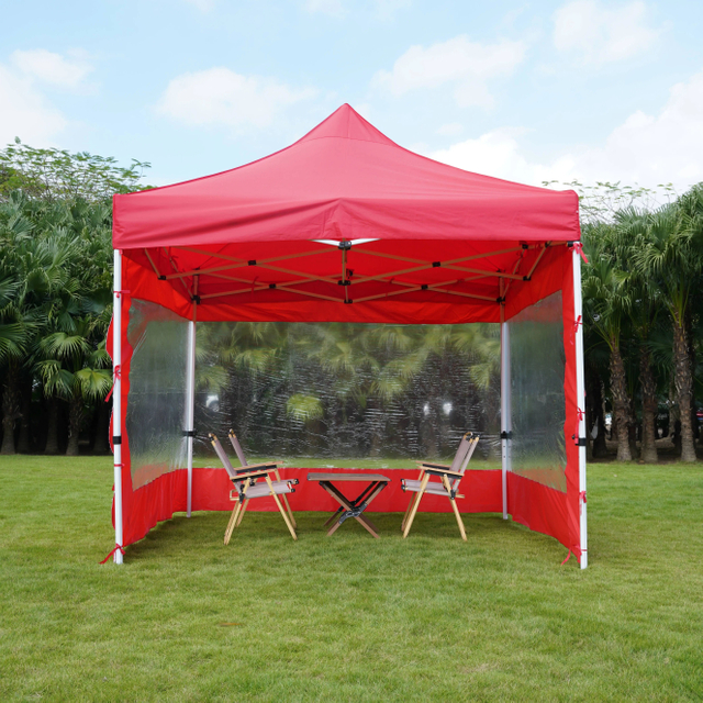 Sombrilla impermeable para espectáculos al aire libre, tienda plegable emergente de 10x10 pies a la venta con logotipo personalizado