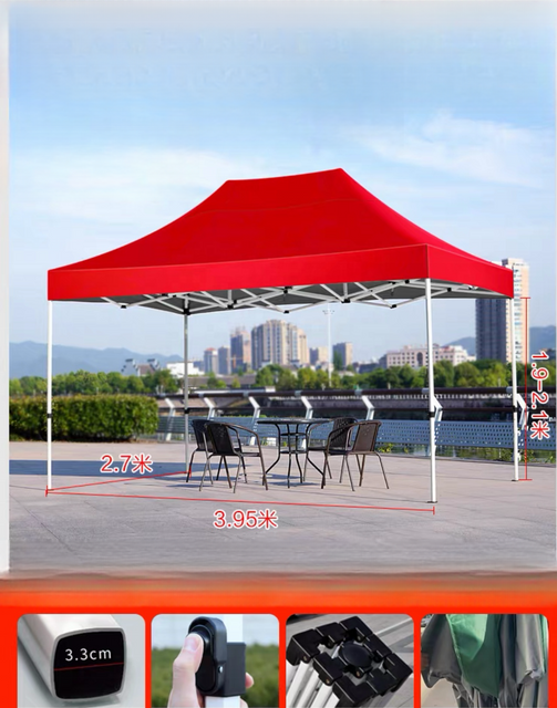 Carpa para ferias comerciales de aluminio fabricada en China, carpas promocionales impresas personalizadas para publicidad de pie, carpas de exposición impermeables de aluminio