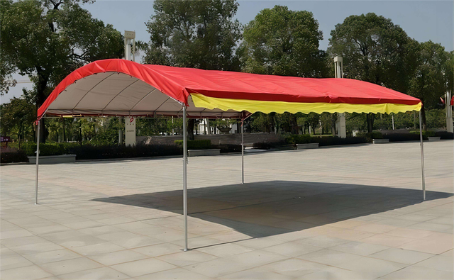 Toldo telescópico para almacén, toldo de actividad, lapon de empuje, tienda de logística grande, puesto de comida plegable