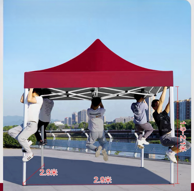 Carpas publicitarias con toldo impreso personalizado para exteriores, plegables, impermeables y portátiles, suministro de fábrica