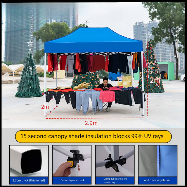 Gazebo de alta calidad, toldo de tela Pop, tienda plegable, feria comercial, publicidad al aire libre, logotipo personalizable, educación de seguros