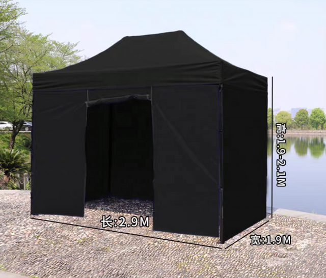 Gazebo emergente al aire libre, carpas de exposición de comida, carpas plegables con dosel impermeable para bodas