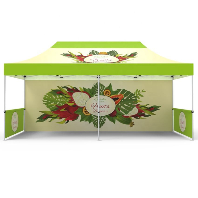 Impreso personalizado 3x6 Ez up plegable Pop-up Carpa con dosel Feria Comercial Publicidad Gazebo Roof Top para la venta