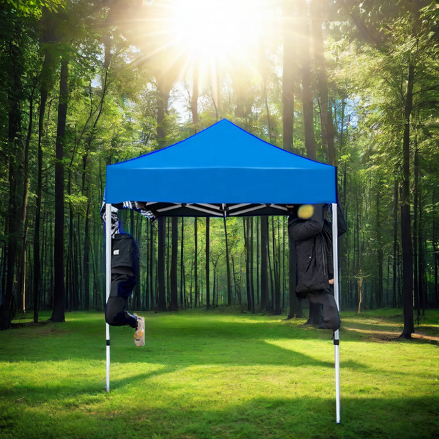 Carpa con dosel con marco de diamante Hexagonal de alta calidad para exhibición de publicidad al aire libre, técnicas de impresión UV, eventos de ferias comerciales