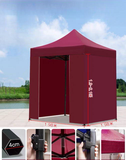 wholesale Gazebo promocional con marco de dosel emergente plegable de diseño personalizado para carpas de exposición impermeables de aluminio