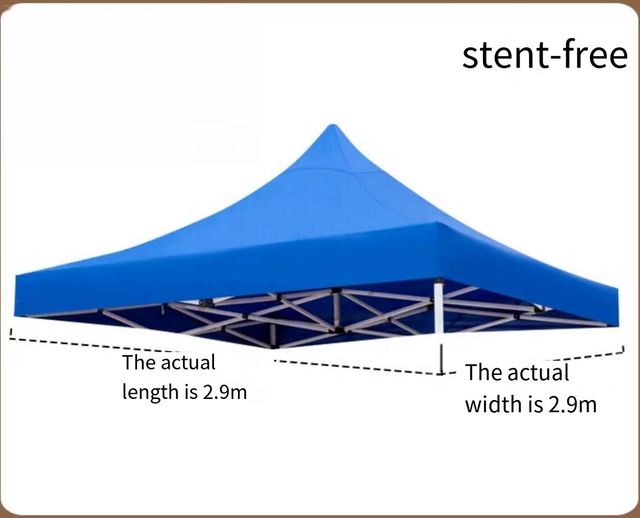Producto nuevo, 10x10 pies, exhibición personalizada para ferias comerciales, eventos, carpa con dosel, tienda emergente publicitaria, cubierta de tienda 1200d sin marco