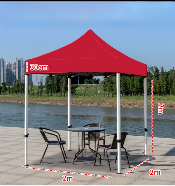 Carpa portátil para ferias comerciales con marco de acero para eventos, carpa plegable para exteriores, tienda de exposición publicitaria