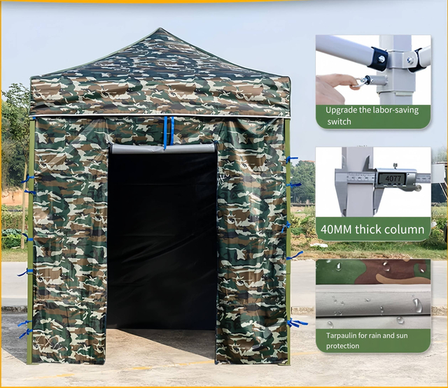 Tienda plegable personalizada, puesto de exposición publicitaria de 3x3 metros de espesor, toldo de cuatro esquinas, tienda inflable publicitaria a la venta