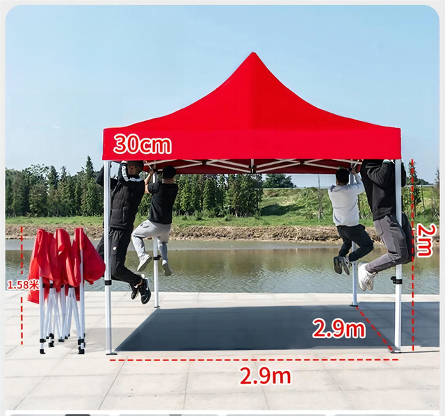 Venta al por mayor 10x10ft Pop Up Marquesina con dosel logotipo personalizado impreso feria comercial publicidad tienda plegable tienda de fiesta