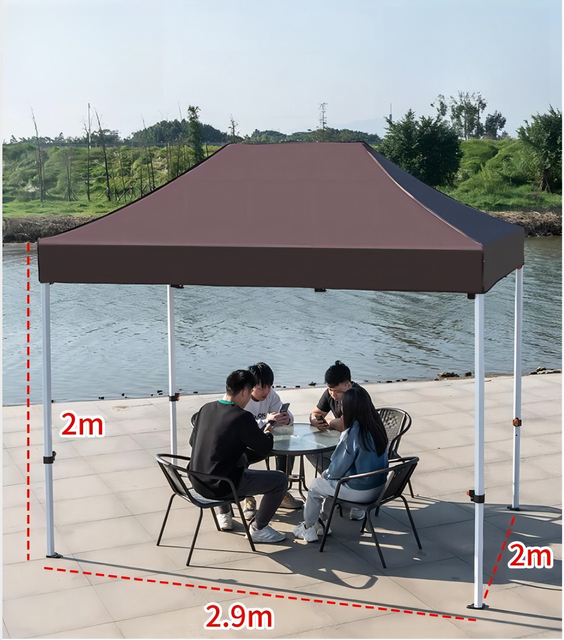 Carpa plegable para publicidad al aire libre, exposición personalizada para eventos, 2x3m, tienda con dosel, tienda plegable para feria comercial