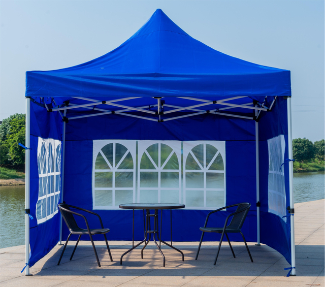 Tienda plegable moderna 3x3 impermeable para feria comercial, marco de acero, dosel Pop, fiestas al aire libre, eventos, impresión de logotipo personalizable