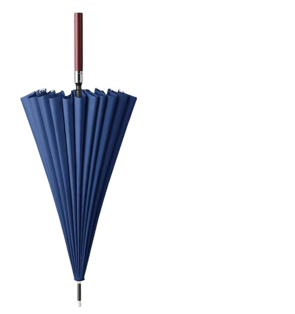 Paraguas iridiscente abierto automático con logotipo personalizado, sombrilla de Golf a prueba de viento, mango largo y recto, paraguas de arcoíris, 24k