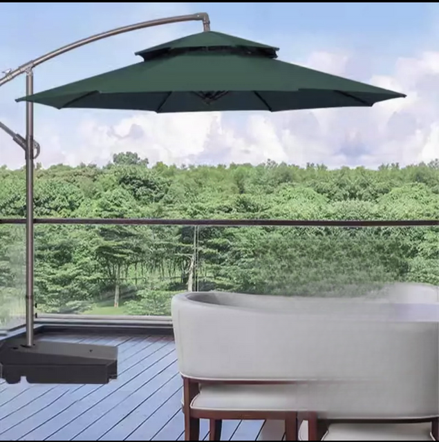 Poste lateral para piscina, tela plegable para patio, impermeable, parasol personalizado, sombrilla voladiza para exteriores, sombrilla de jardín, sombrilla de playa