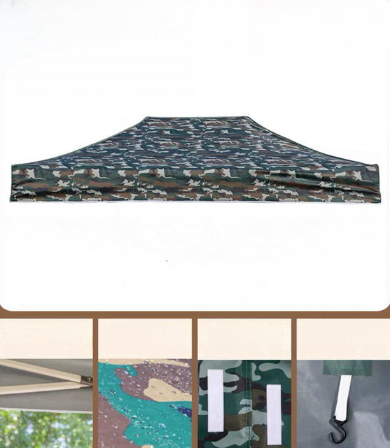 Pie de fundición a presión de aluminio grande, carpa plegable impresa personalizada 3x4,5, dosel para carpas para ferias, publicidad al aire libre