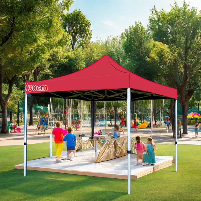 Carpa portátil para ferias comerciales con marco de acero para eventos, carpa plegable para exteriores, tienda de exposición publicitaria