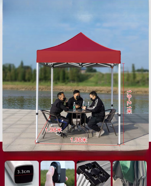 Cobertizo eléctrico grande de empuje para actividades al aire libre, toldo plegable suspendido telescópico, carpas de exposición impermeables de aluminio