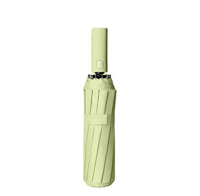 Paraguas plegable de alta gama, ligero, a la moda, regalo para chica, Mini paraguas plegable con 5 bolsillos, sombrilla con cápsula con mango dorado