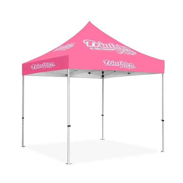 Diseño gratuito, suministro de fábrica, evento de promoción personalizado, tienda publicitaria plegable para exteriores