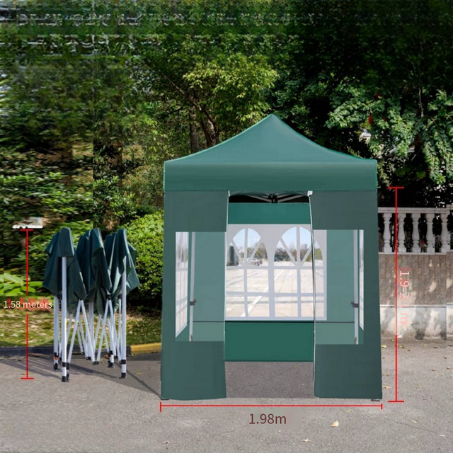 Venta al por mayor, exposición Oxford al aire libre, deportes de aluminio, evento plegable, carpa con dosel para feria comercial, marco de diamante Hexagonal