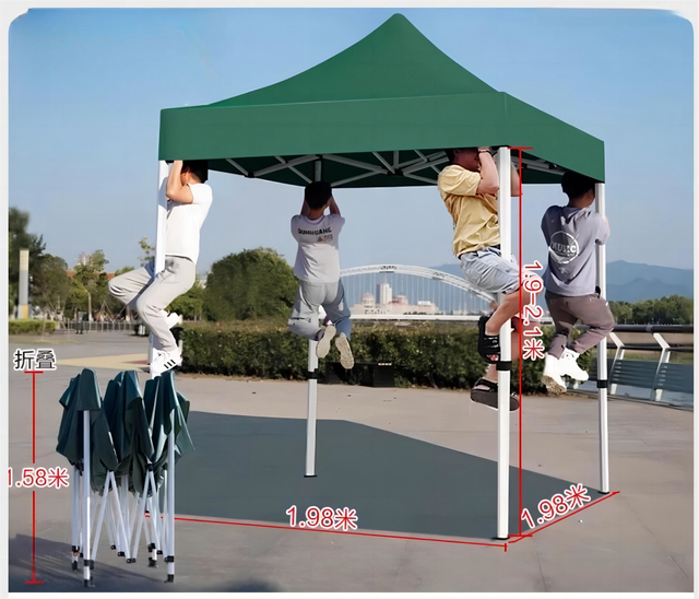 Diseño gratuito, feria comercial, plegable, otra impresión personalizada, dosel emergente, mirador, toldo, marquesina, tiendas de campaña para exteriores, marco Hexagonal